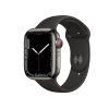 Refurbished Apple Watch Serie 7 | 41mm | Stainless Steel Graphite | Bracelet Sport Noir | GPS | WiFi + 4G