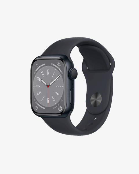 Refurbished Apple Watch Serie 8 | 41mm | Aluminium Bleu Minuit | Bracelet Sport Bleu Minuit | GPS | WiFi