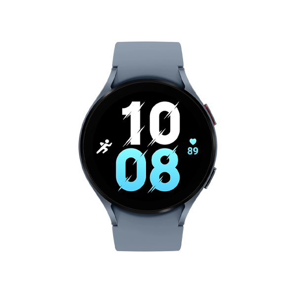 Refurbished Galaxy Watch5 | 44mm | Aluminium Bleu | Bracelet Sport Bleu | GPS | WiFi