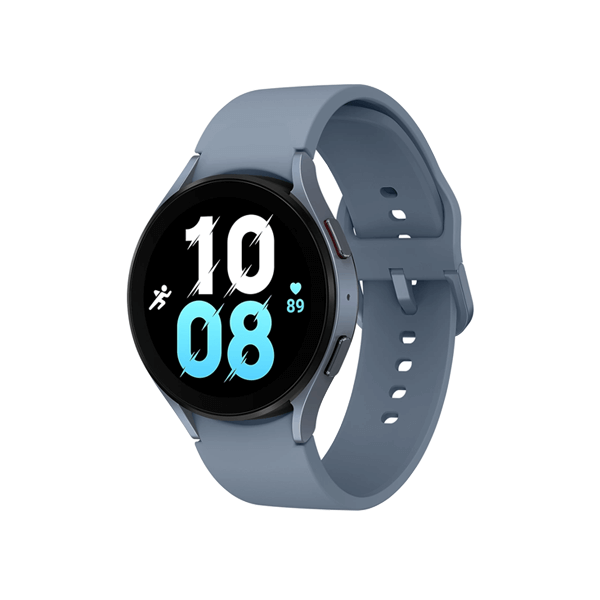 Refurbished Galaxy Watch5 | 44mm | Aluminium Bleu | Bracelet Sport Bleu | GPS | WiFi