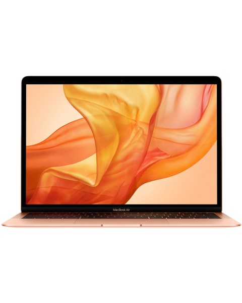 MacBook Air 13-inch | Core i5 1.6 GHz | 128 GB SSD | 8 GB RAM | Goud (2019) | Retina | Qwerty