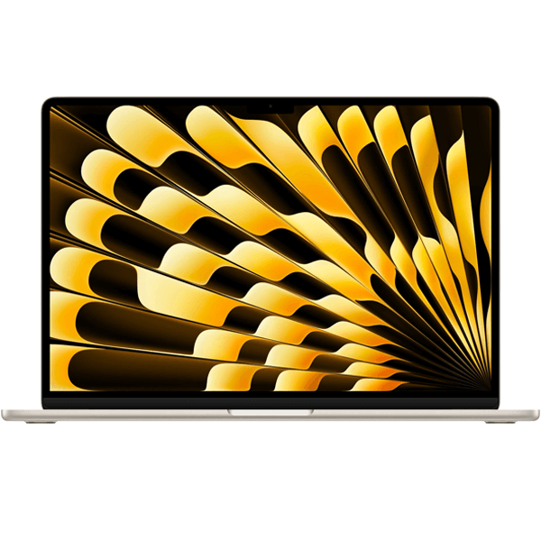 Macbook Air 15-inch | Apple M3 8-core | 256 GB SSD | 8 GB RAM | Lumière Stellaire (2024) | 10-core GPU | Qwerty