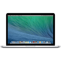 MacBook Pro 13-inch | Core i5 2.4 GHz | 256 GB SSD | 8 GB RAM | Zilver (Late 2013) | Retina | Qwerty/Azerty/Qwertz