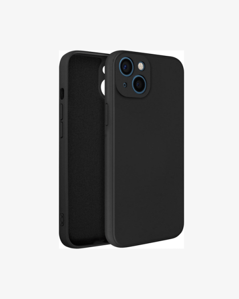 Coque en silicone pour iPhone 13 | Noir