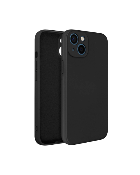 Coque en silicone pour iPhone 13 | Noir