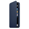 iPhone 11 Pro Max Leather Folio - Bleu foncé 