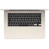 Macbook Air 15-inch | Apple M3 8-core | 256 GB SSD | 8 GB RAM | Lumière Stellaire (2024) | 10-core GPU | Qwerty